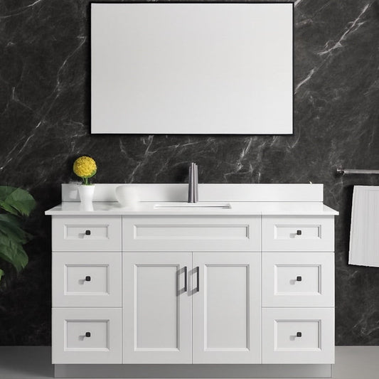 48'' Solid Wood - Single Sink